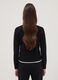 Black long-sleeved viscose-blend top_3