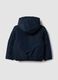 Reversible ultralight hooded zip jacket in light blue for boys_3