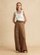 White stretch viscose tank top with embroidered detail_1