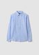Multicoloured striped linen blend shirt for boys in regular fit_3