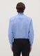 Blue cotton blend shirt regular fit easy iron_2