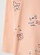 Orange long-sleeved girl's t-shirt in pure cotton regular fit_2