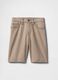 Beige Denim Bermuda Shorts_3