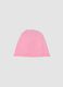Girls&rsquo; Pink Stretch Cotton Jersey Hat with Lilo & Stitch Print_1