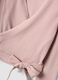 Pink ribbed stretch-cotton wrap top ALTAVIA STUDIO_7