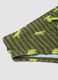 Green dinosaur-print stretch swim briefs_3
