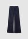 Blue bootcut jeans in stretch cotton_4