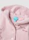 Pink hooded organic cotton-blend jacket with Minnie embroidery for baby girl_3