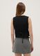 Black Stretch Fabric Waistcoat Regular Fit_2