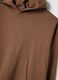 Brown cotton blend hoodie regular fit_5