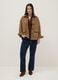 Blue stretch flare cut jeans_0