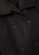 Brown regular fit coat with buttons_5