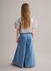 Girls' Pure Cotton Denim Super Wide Leg Jeans_1