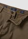 Brown regular-fit stretch cotton chino trousers_5