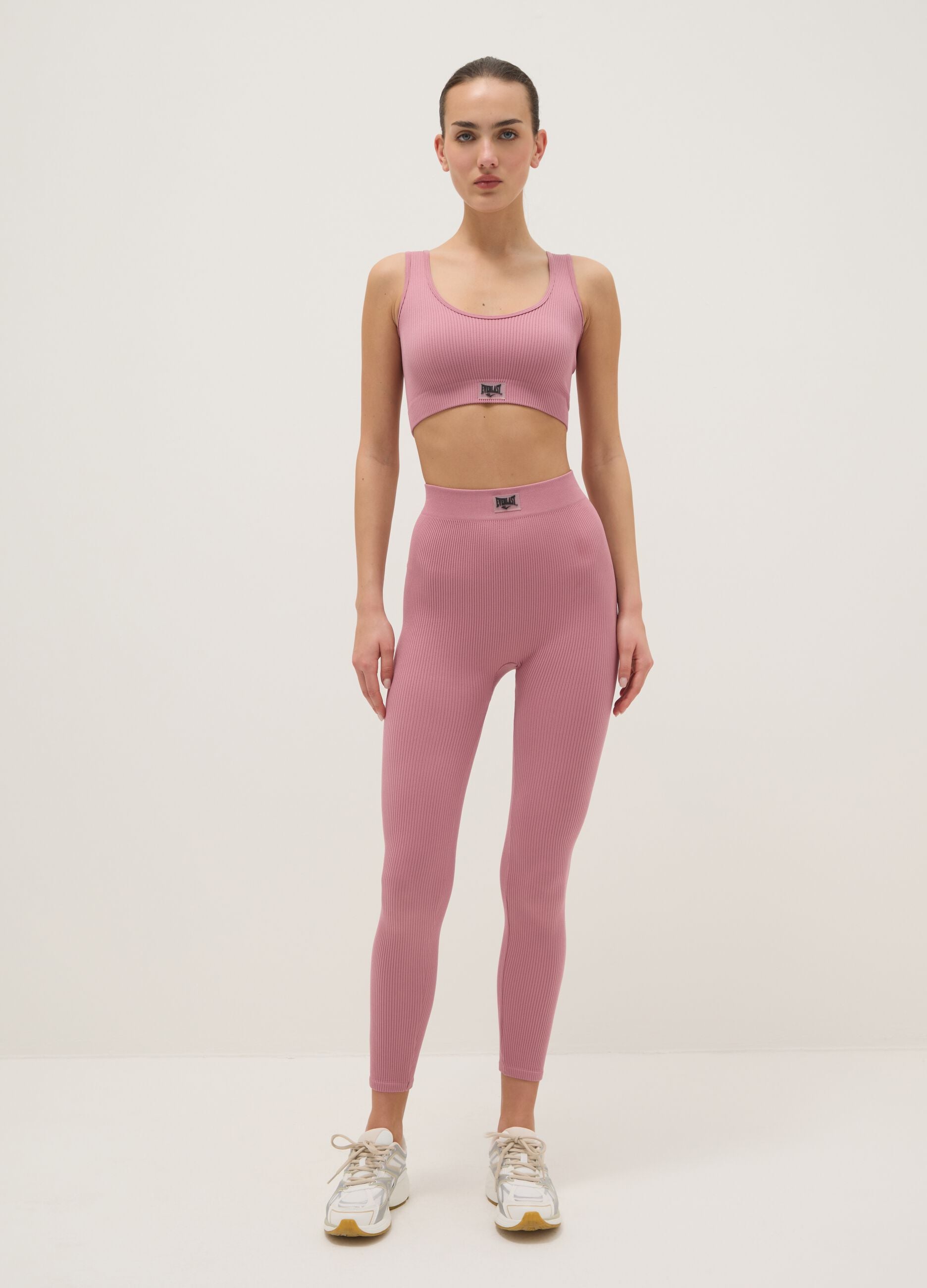 Pink Regular Fit Sports Tank Top