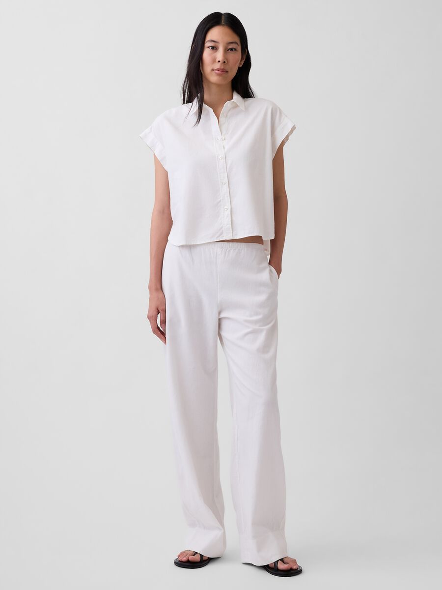 Linen blend shirt_2