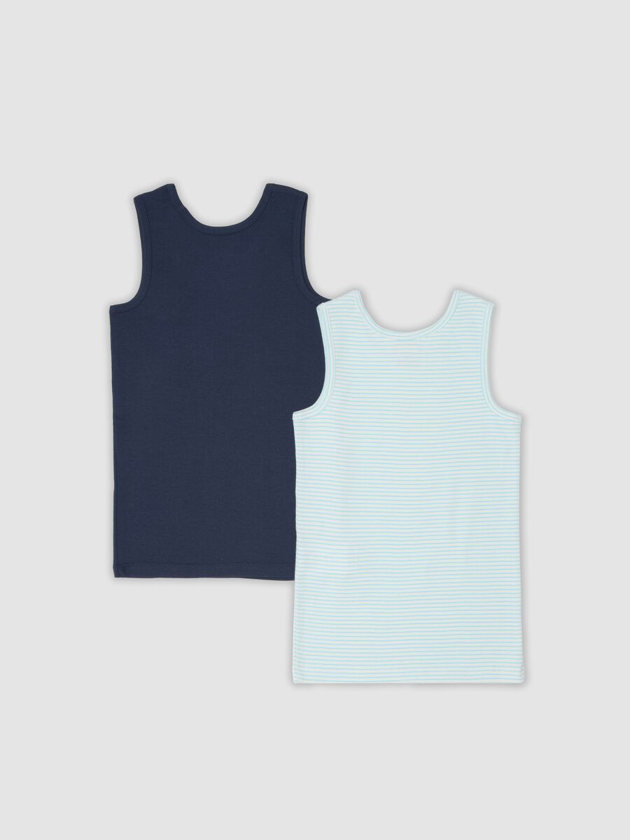 2-pack multicolour organic cotton MARVEL Spider-Man vests for boys_1