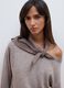Grey pure wool boat-neck jumper_0