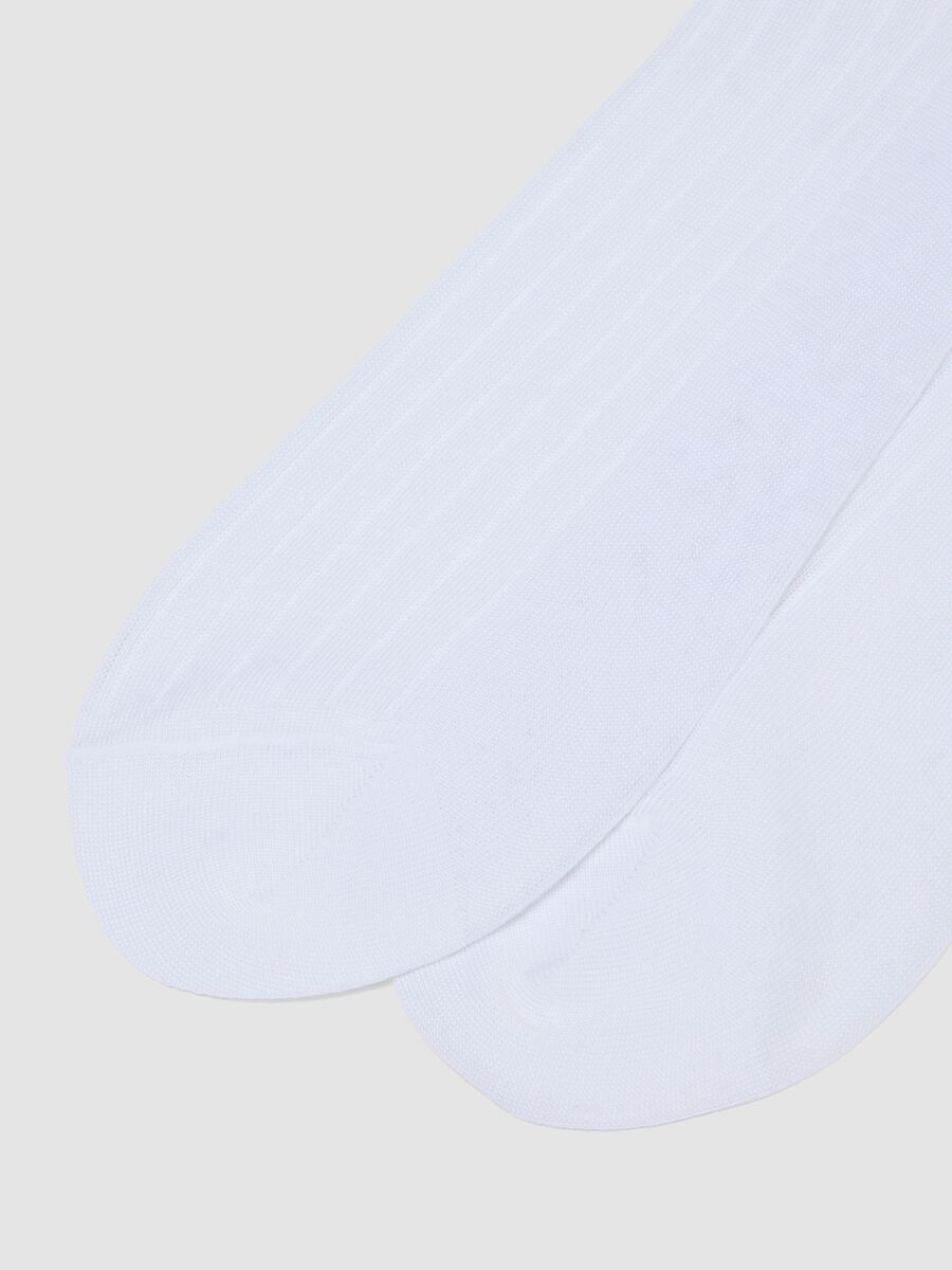 2-pack of white mid-calf pure cotton socks_1