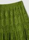 Green maxi skirt with elasticated waist_5