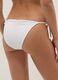 White stretch bikini bottoms with decorative beads_2