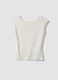 White stretch-fabric top_4
