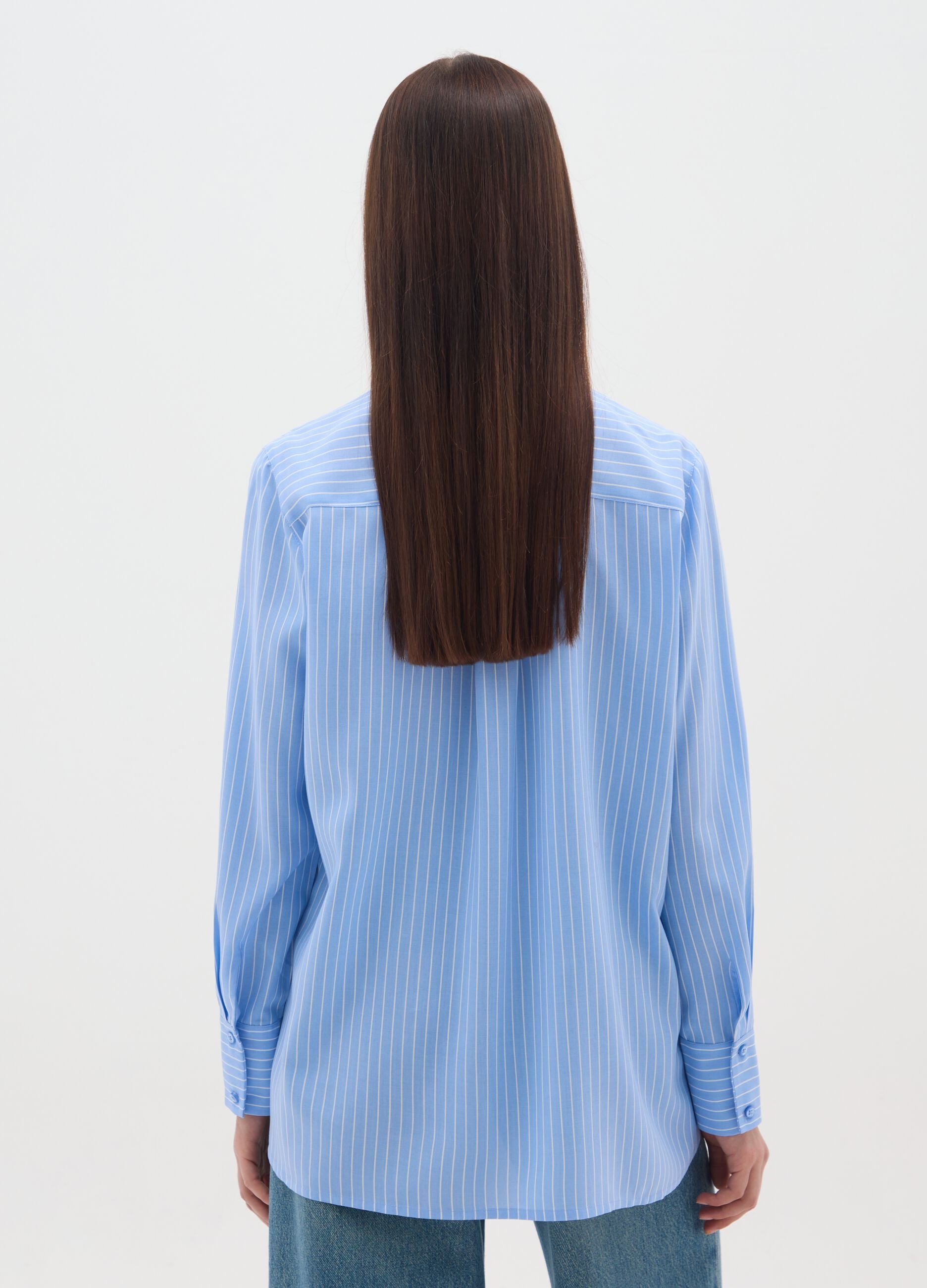 Multicolour Striped Blouse Regular Fit