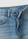 Regular fit blue denim jeans in cotton blend for children_2
