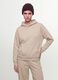 White cotton-blend hoodie with a regular fit_1