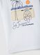 White pure cotton T-shirt for baby boy with print_3