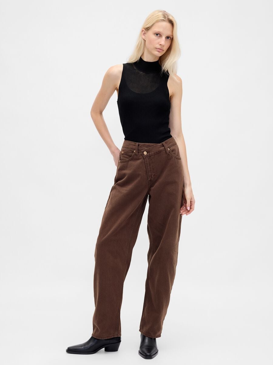 Jeans baggy in cotone e lyocell_2