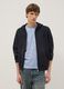 Oversized black cotton hoodie with zip_3