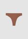 Brown stretch microfibre Brazilian briefs_4