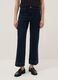 Wide leg blue stretchy cotton jeans_1