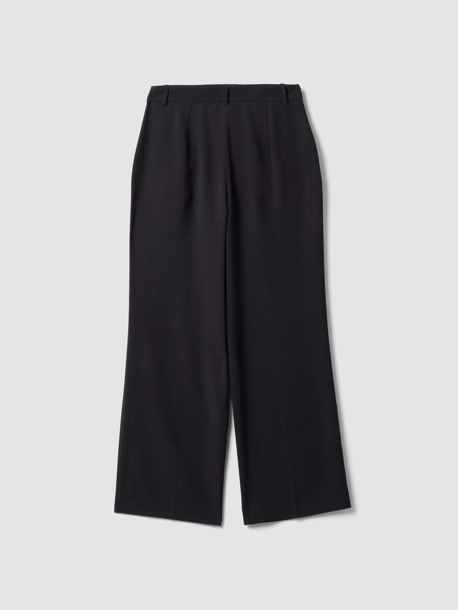 Black viscose-blend straight-leg trousers_6