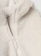 White full-zip teddy-effect hooded sweatshirt ALTAVIA STUDIO_6