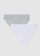 Multicolour cotton blend regular fit twin-pack briefs_4