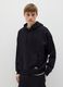 Over-fit sweatshirt in cotton with hood_1