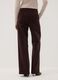Brown The Iconic Pants straight-fit ribbed stretch-cotton trousers_3