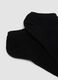 3-pack of black ankle socks in stretch organic cotton_1