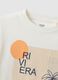 Kids' White Pure Cotton Regular Fit T-shirt with Print_2