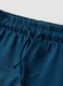 Blue and green pure cotton set with vest top and shorts_3