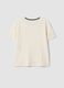 Beige stretch viscose crew-neck T-shirt_6