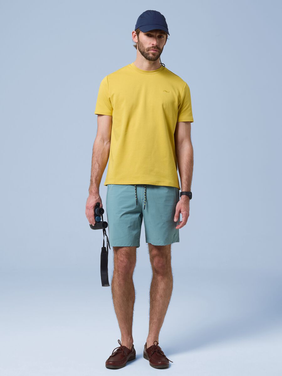 Shorts verdi in tessuto elasticizzato ALTAVIA SAILING_0
