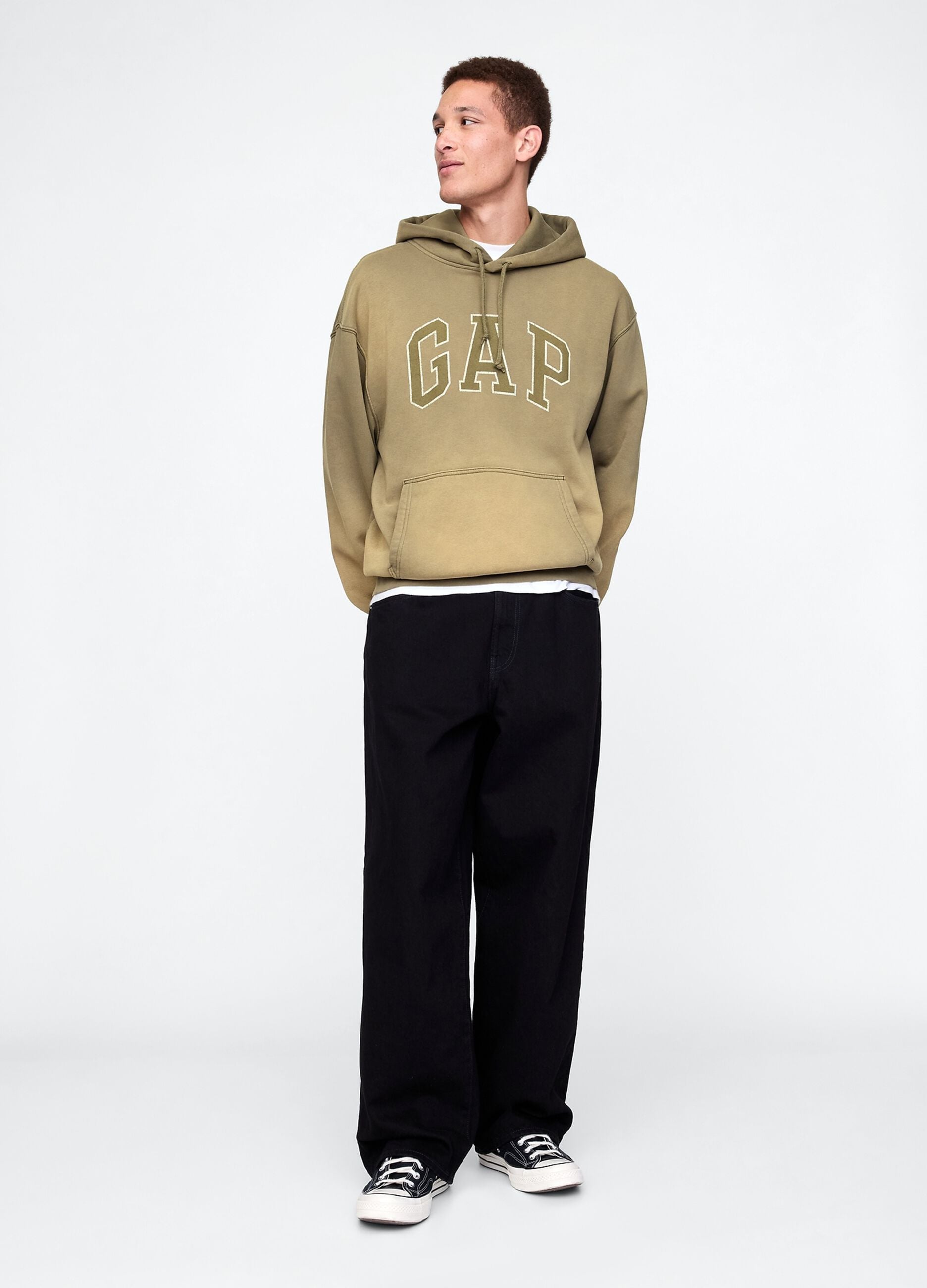 Brown Hooded Sweatshirt Gap