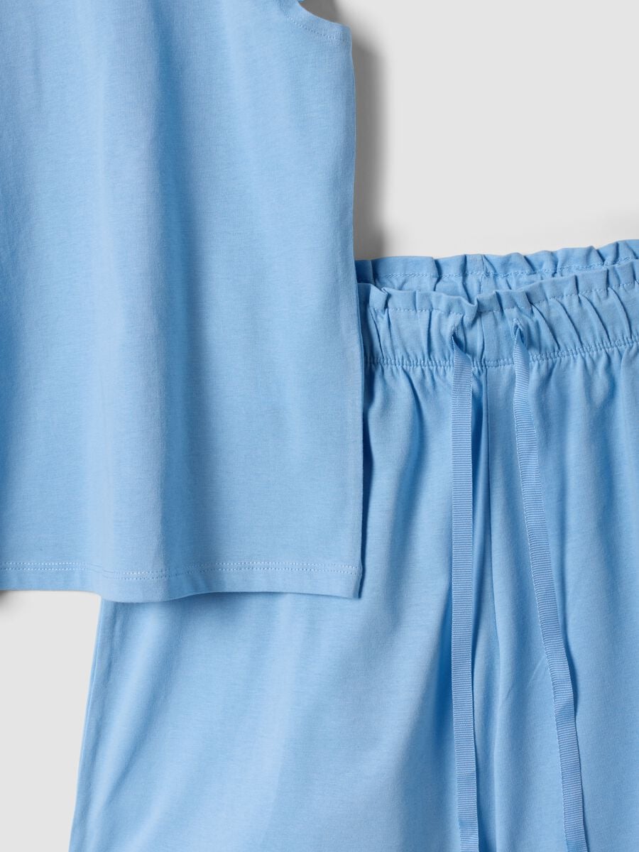 Light blue organic cotton pyjamas_5