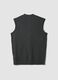 Grey viscose-blend waistcoat with deep V-neck, regular fit_5