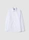 White regular-fit shirt with classic collar, easy iron_0