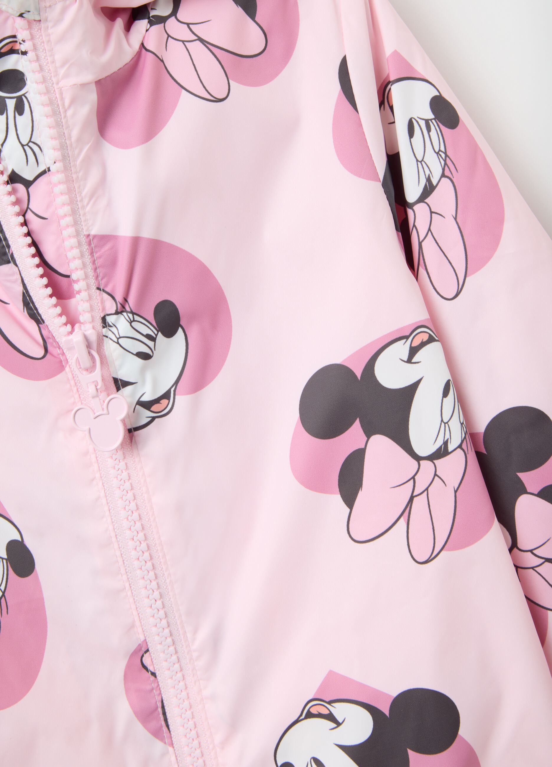 Disney Girls' Pink Mix Regular Fit Jacket