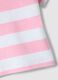 Girls' multicolour striped pure cotton polo with embroidered heart_3